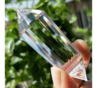 SWRVVMJDTN 24Sided Clear Double Terminated Vogel Inspired Crystal Wand Ornaments (Size : 9-10cm)