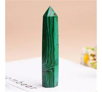 SWRVVMJDTN 7-9cm Malachite Tower Stone Geode Crystal Stone Rock Home Decor Ornaments