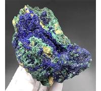 SWRVVMJDTN Azurite Malachite Geode Quartz Crystal Geode Cluster Teaching Research Stone Collectible Ornaments (Size : 2-3cm)