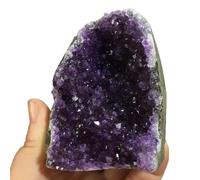 SWRVVMJDTN Decorative Ornaments Uruguay Amethyst Quartz Crystal Cluster (Size : 1.3kg-1.6kg)