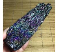 SWRVVMJDTN Stone Rainbow Carborumdum Rough Crystal Colorful Home Decor(150-200g)