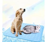Swsen Esterilla de refrigeración para perros autorefrigerante - Alfombrilla de refrigeración para perros de verano de material no tóxico agradable a la piel, antideslizante, lavable para perros y