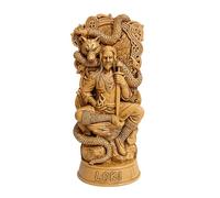 Swtgaah Estatua de resina de Thor Loki Patrono nórdico de San Odín para manualidades, leyenda, adornos para el hogar, estudio, decoración de dioses nórdicos (Loki)