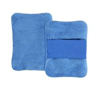 Swtgaah Guante de eliminación de arena para exteriores, guantes de playa de forro polar coral en 2 colores y tamaños para camping, viajes y uso de ocio (2 azules, S)