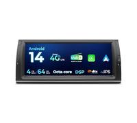 SWTNVIN 10.25 Zoll IPS Android 14 Car Radio Multimedia Player für BMW E53 X5(1999-2006) Autoradio Built-in Dab 4G WiFi CarPlay Android Auto Bluetooth 5.0 GPS AKM DSP (Octa Core 4+64 GB)
