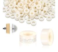 SWTYExt - Casquillos de distancia de plástico M6, 100 unidades, ABS, discos de distancia de nylon, arandelas de sujeción de 11x8 mm, aislación, arandelas de sujeción blancas para soportes de distancia