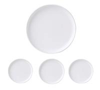 Swuut Platos de cerámica mate para aperitivos de 6 pulgadas, juego de 4 pequeños platos de postre aptos para microondas y horno, pan, postre de mantequilla, pasteles, platos para gatos (6 pulgadas,