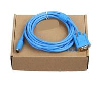 SWVABYI 1 cable DOP A -FX DOP B -FX para DOP HMI para cable de programación de la serie FX, DOP-FX, línea de descarga de datos, anillo magnético (DOP B-FX chapado en oro, 5 m)