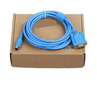 SWVABYI 1 cable DOP A -FX DOP B -FX para DOP HMI para cable de programación de la serie FX, DOP-FX, línea de descarga de datos, anillo magnético (DOP B-FX chapado en oro, 3 m)