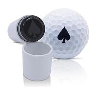 SWVL Sports Ace of Spades - Marcador de pelotas de golf, múltiples diseños, rostros, iconos de emojis y más