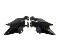 SWVYDC Alerón de Moto Alas para Moto Compatible con Honda Shadow VT VLX 600 Steed 400 1988-2007, Cubierta de Cuello de Motocicleta, Cubiertas de Cables, Protector de Marco Lateral.(Gloss Black)