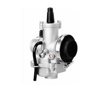 SWVYDC Carburador de Motocicleta Ajuste para Polini CP 15/17,5/19/21/23/24mm con Kit de estrangulación de conexión de Filtro de Aire carburador Universal(24mm)