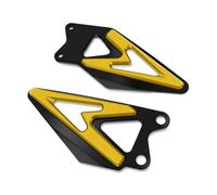 SWVYDC Cubierta de Cadena Compatible con ZX-6R Zx6r 636 2019-2025, Protector de talón para reposapiés de Motocicleta, estriberas traseras, Protector de Clavijas. Sprocket Chain Cover(Gold)
