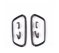 SWVYDC Cubierta Panel Consola Ajuste para X2 F39 X1 F48 2022-2020, Ajuste de Asiento de Coche, Perilla de Interruptor, Cubiertas embellecedoras, moldura Interior(B Carbon Fiber Look)