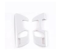 SWVYDC Cubierta Panel Consola Ajuste para X2 F39 X1 F48 2022-2020, Ajuste de Asiento de Coche, Perilla de Interruptor, Cubiertas embellecedoras, moldura Interior(A Silver)