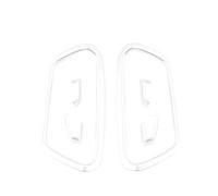 SWVYDC Cubierta Panel Consola Ajuste para X2 F39 X1 F48 2022-2020, Ajuste de Asiento de Coche, Perilla de Interruptor, Cubiertas embellecedoras, moldura Interior(B Silver)