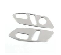 SWVYDC Cubierta Panel Consola Compatible con Hyundai Tucson NX4 2021-2025,botón de Asiento de Coche,Cubierta de Panel de interruptores,Accesorios embellecedores(Silver Style)