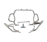 SWVYDC Moto Autopista Barras Choque Ajuste para BMW R1200GS R1200 GS 2013-2016 Protectores de Motor Barras de Choque Superiores Protector de Parachoques(Silver)