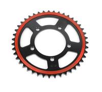 SWVYDC Moto Piñon Delantero Kit de piñón Delantero y Trasero Compatible con Zontes ZT125, ZT150, ZT155, U, U1, U2, G1, G2, Z2, GK, G1X, ZT, KD 125, 150, 155 Kit de Piñón Cadena(43T)