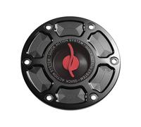 SWVYDC Tapa del Tanque Compatible con 1290 SDR Super Duke R 2014-2023 1090 1190 Super Adventure Tapa del depósito de Combustible CNC liberación rápida sin Llave Tapon Deposito Combustible(Type-S Red)