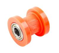 SWVYDC Tensor de Cadena de distribuci Cadena 420 428 520 530 Rodillo guía Tensor Ajustador Rueda Loca para Motocicleta ATV Tensor de Cadena(Orange 10mm)