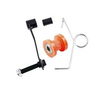SWVYDC Tensor de Cadena de distribuci Cadena 420 428 520 530 Rodillo guía Tensor Ajustador Rueda Loca para Motocicleta ATV Tensor de Cadena(Black Orange)