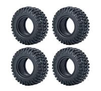 SWX 1.0 neumáticos sobre orugas 4 unids neumáticos de rueda de goma para SCX24 Gladiator Bronco C10 JLU cerrojo B17 1/24 RC Crawler Car (50mm)