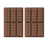 SWYSGS 2 PCS Moldes De Barra De Cereal Silicona, Silicona Rectangular Con 6 Cavidades para jabón, barra energética, barra de cereales, creador de barras de chocolate