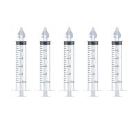 SWYSGS 5 Pcs Aspirador Nasal Bebes, Silicona limpiador de Nariz Seguro, Reutilizable de Jeringas Irrigador Nasal para Bebes, limpiador de Nariz Seguro, para Bebé