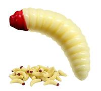 SWYSGS 70 Piezas Gusano Artificial Señuelo Suave, Cebos Blandos para La Pesca de Truchas, Lombriz de Silicona para Pescar, Artificiales de Pesca Señuelos para Pesca Gusanos Bait Suave