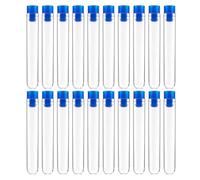 SWYSGS Tubos de Centrífuga de Plástico de 10 ml, 20 Piezas Tubos de Centrífuga con Tapón de Rosca, Tubos de ensayo plastico,Tubo de ensayo,Probetas plastico (azul)