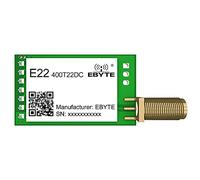 SX1262 LoRa módulo inalámbrico 433MHz 470MHz 22dBm EBYTE E22-400T22DC 5.5km largo alcance bajo consumo de energía pequeño tamaño RF transmisor-receptor transmisor