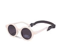 SXBCyan Gafas De Sol Redondas Polarizadas For Bebés De 0 A 36 Meses, Tonos De Goma Flexibles con Correa For Niños Pequeños Recién Nacidos (Color : Beige)