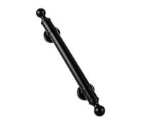 SXBHDM Tirador puerta de granero moderno negro, montaje superficial, para corredera, madera, ducha exterior, vidrio y armario(70.5cm)