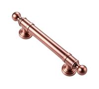 SXBHDM Tirador puerta de granero negro resistente, para corredera, madera, exterior, garaje, baño, alacena y despensa(Red Bronze,45cm)