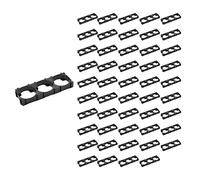 Sxdluzi 50 Piezas 21700 Espaciador de Celda de Litio Soporte de BateríA Triple Soporte de Paquete de BateríA para BateríA Fija DIY 21,7Mm Agujero de DiáMetro