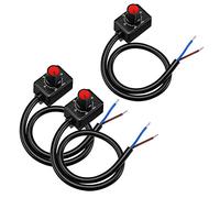 Sxdluzi DC 0/1-10V Atenuador LED con Perilla, Atenuador Pasivo de Bajo Voltaje AtenuacióN PWM para 0-10V o 1-10V Controlador LED ElectróNico Regulable 3 Piezas