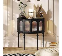 SXDQMX Consola Mueble, Consolas Recibidor, Puertas de Armario con Apertura Magnética, Ideales para Pasillos, Dormitorios y Salas de Estar