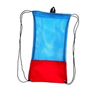 Sxett Bolsa de natación con cordón para hombres, mujeres y niños, bolsa de equipo de buceo, mochila de red de nailon resistente, bolsas con cordón, equipo de esnórquel