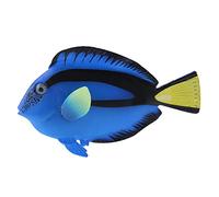 Sxett Decoración de peces artificiales de silicona para acuario, peces falsos flotantes realistas para adornos
