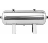 SXEVZOO Depósito de Aire de Acero Inoxidable de 2L 4L 12L 17L 25L 40L 60L, Contenedores Portátiles de Reserva de Gas, para Laboratorio, Fábrica y Taller Mecánico(10L/2.6Gal(B))