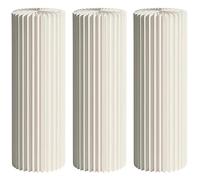 SXEVZOO Pedestales Plegables - 38/58/78/98cm Soporte Cilíndrico de Pedestal Tarta Papel Mesas para Eventos, Inicio, Cumpleaños Centros de Mesa(Height 98cm/3pcs)