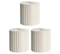 SXEVZOO Pedestales Plegables - 38/58/78/98cm Soporte Cilíndrico de Pedestal Tarta Papel Mesas para Eventos, Inicio, Cumpleaños Centros de Mesa(Height 38cm/3pcs)