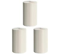SXEVZOO Pedestales Plegables - 38/58/78/98cm Soporte Cilíndrico de Pedestal Tarta Papel Mesas para Eventos, Inicio, Cumpleaños Centros de Mesa(Height 58cm/3pcs)