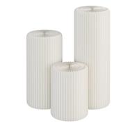 SXEVZOO Plegable Fiesta Soporte Cilindro - Juego de 2/3/4/5/6 Redondo Papel Cilindro Pedestal Pastel Flor Mesa Versátil Eventos Decoración Expositores(3pcs)