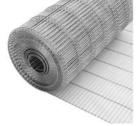 SXEVZOO Rollo De Malla Metálica Cerca Para Aviario, Agujero De Malla De 1x10cm, Malla Metálica Galvanizada, Cerca Para Conejos De Jardín, Exterior Cerca De Alambre Gallinero(0.5x2m)