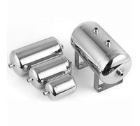 SXEVZOO Tanque de Aire de Alta Presión de 60L 40L 25L 17L 12L 4L 2L, Contenedores de Aire de Acero Inoxidable para Emergencias/Dispositivo de Almacenamiento de Gas(25L/6.6Gal)