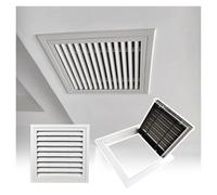 SXEVZOO Trampilla de Inspección para Panel de Acceso de Ventilación, Puerta de Acceso Ventilada para Fontanería de Control de Polvo, Tapa para Orificio Mural Exterior(45x60cm)