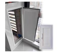 SXEVZOO Trampilla de Inspección Revisión Puerta con Cerradura, 30x55/45x45/55x100/60x120cm Panel de Acceso Metálico para Tapa de Registro de Gas, Agua, Electricidad(White,35x95cm)