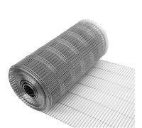 SXEVZOO Valla Para Aviario Galvanizada Por Inmersión En Caliente, 1x10cm Agujero Rectangular Rollo De Malla Metálica, Para Aviarios De Pollos, Conejos Y Cercas Para Plantas Y Animales(0.6x4m)